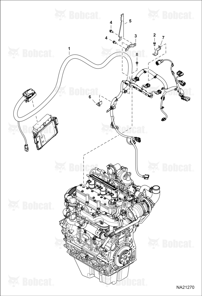 Engine Electrical Circuitry (Engine Harness & Brackets)