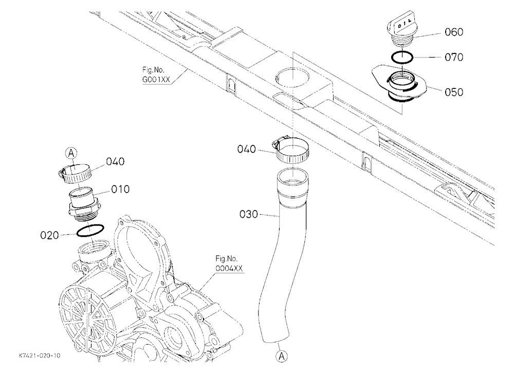 Hydraulic Oil Line (Engine Oil)
