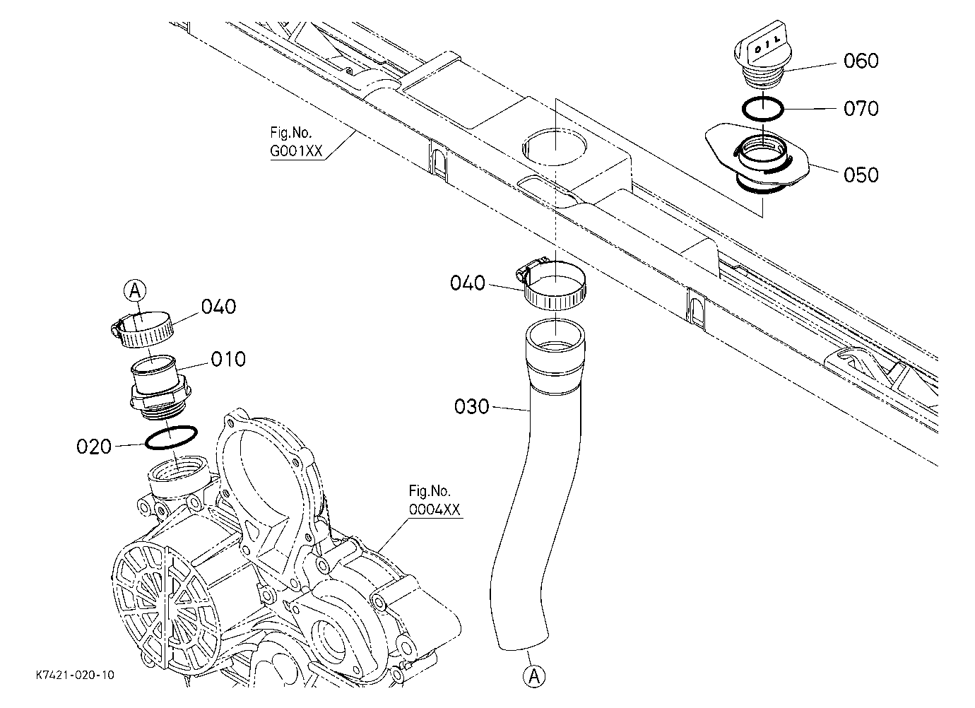 Hydraulic Oil Line (Engine Oil)