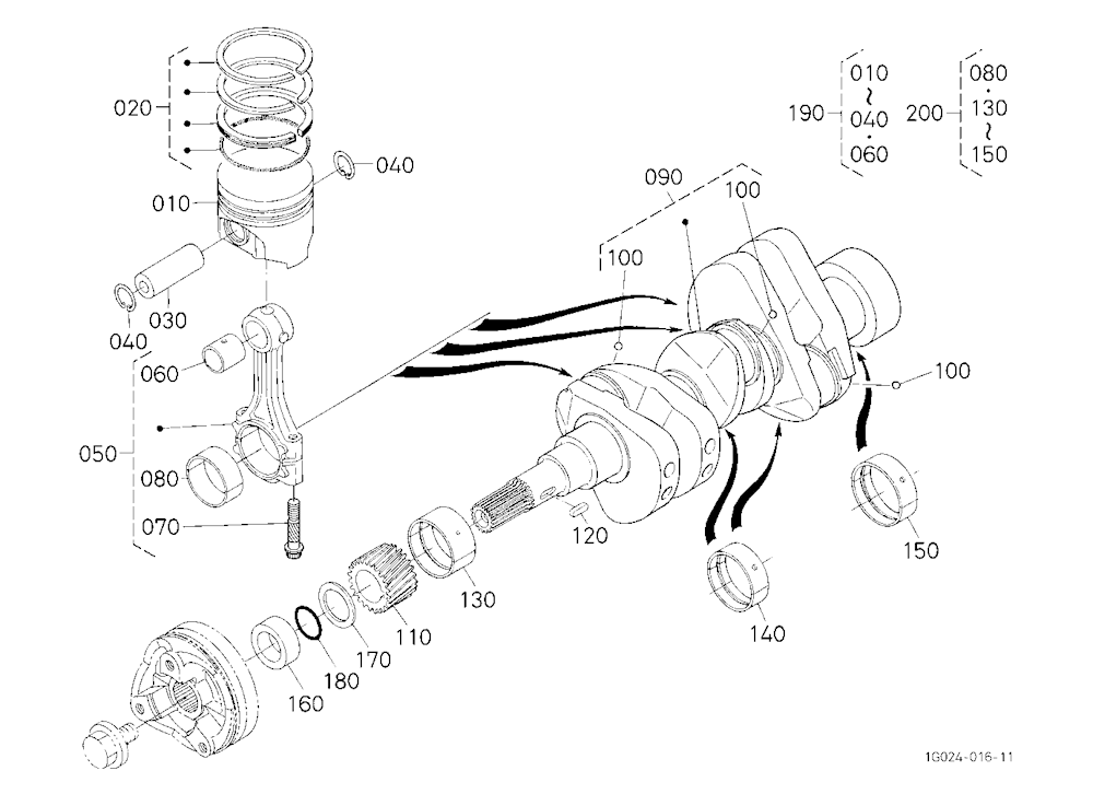 Piston And Crankshaft