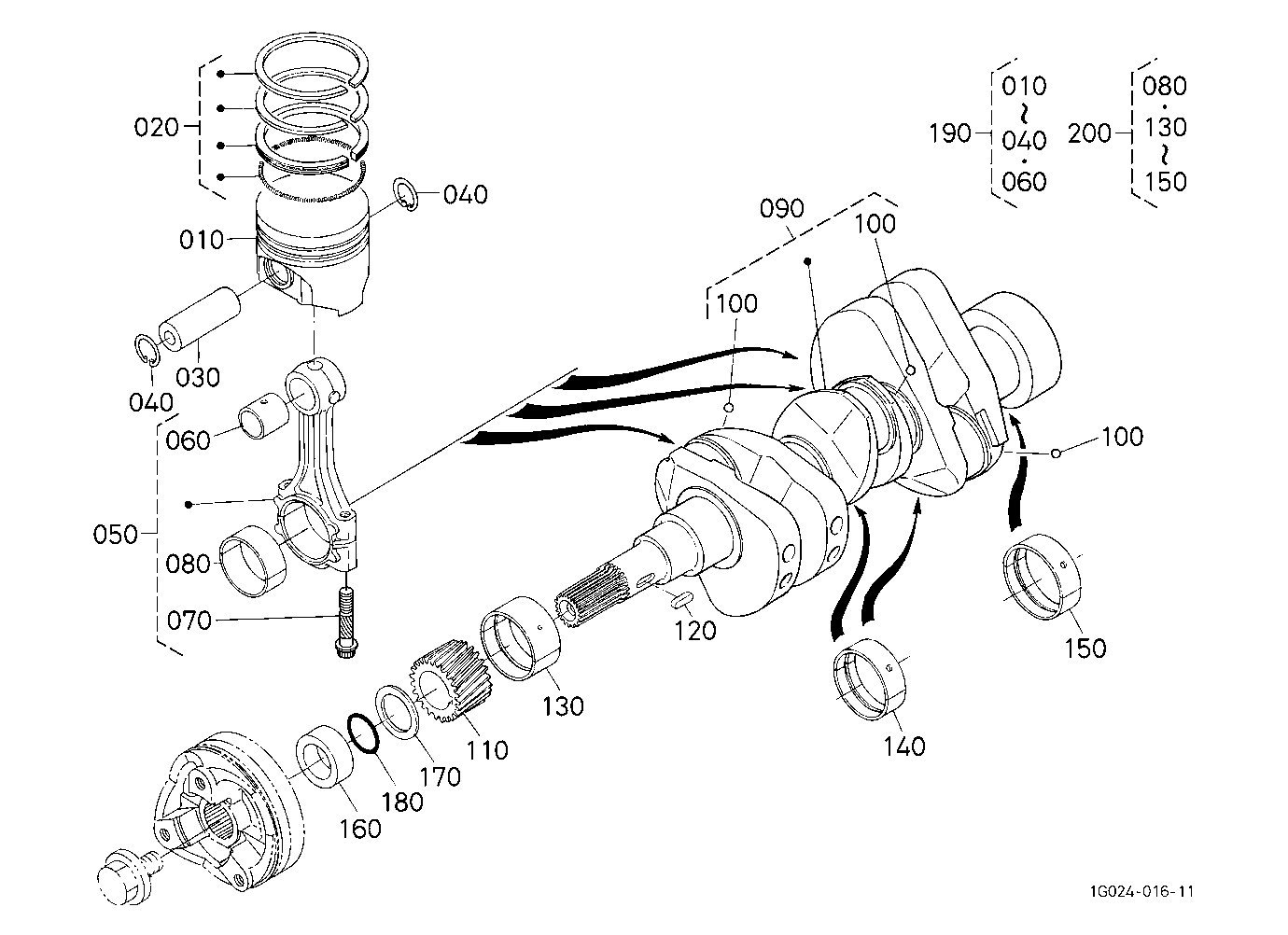 Piston And Crankshaft