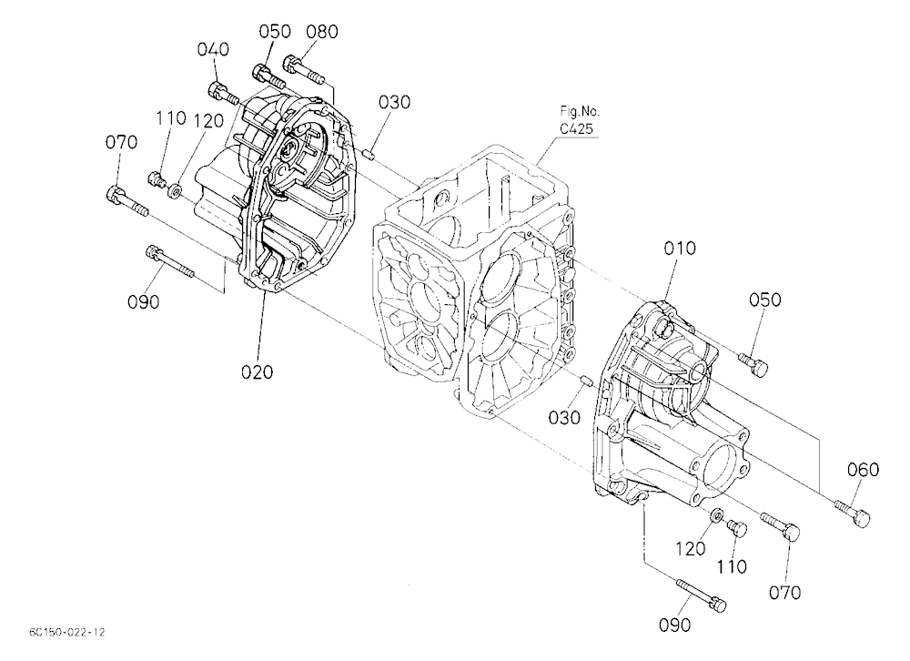 Rear Axle Case [Except[Bi-Speed Turn Type]]