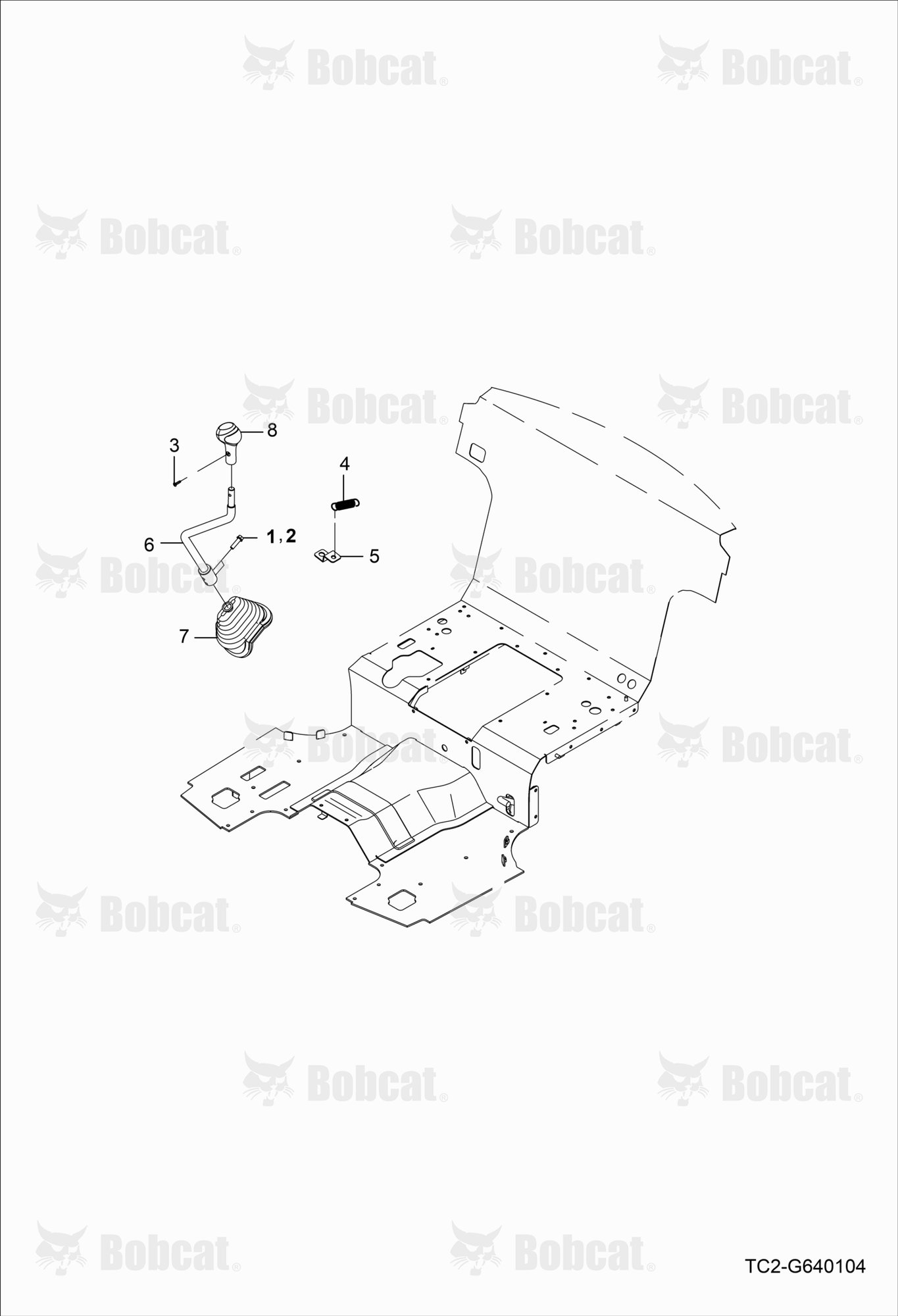 Main Shift Lever Group (SHUTTLE)