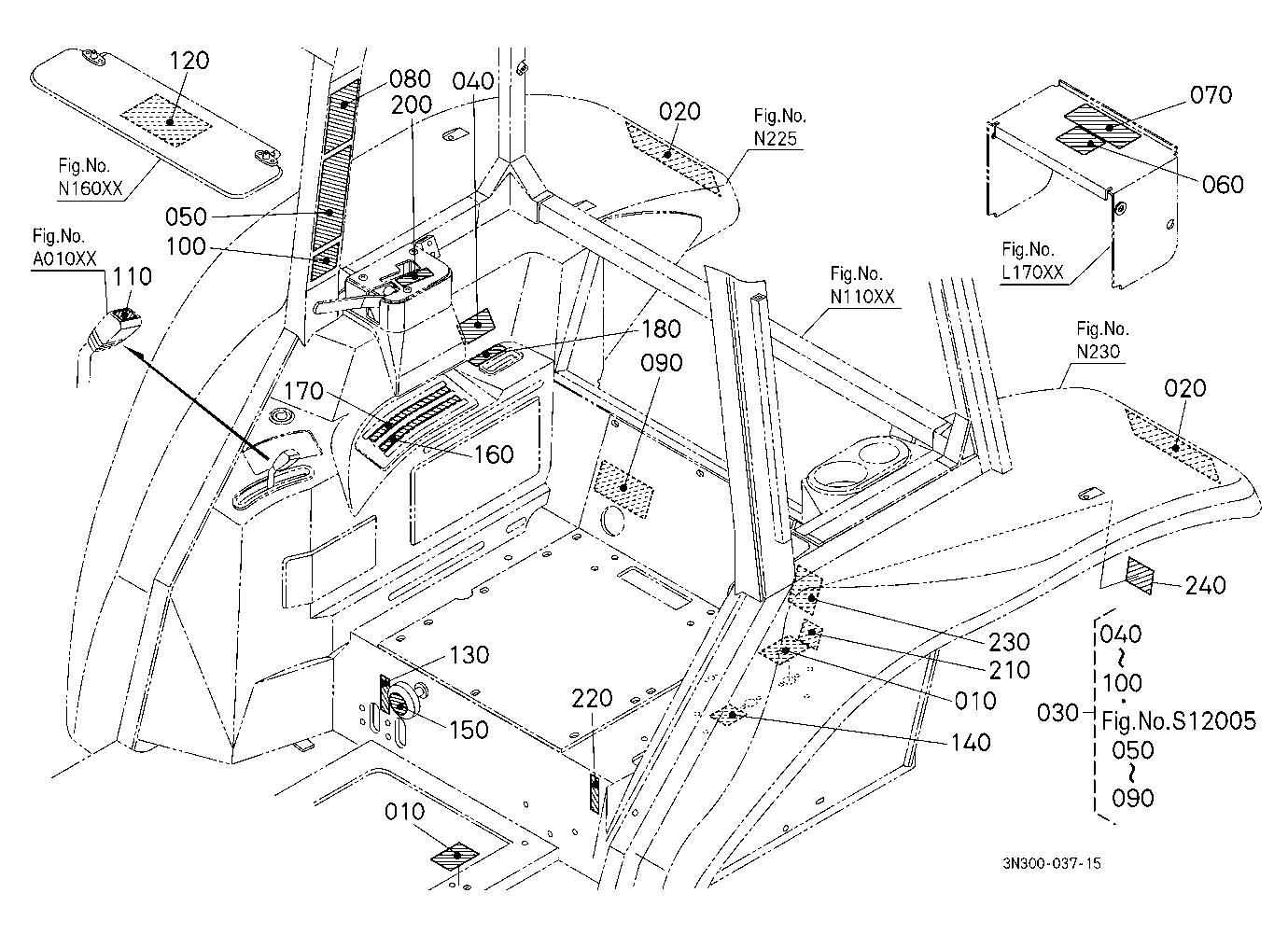 Label (Rear) [Except Dual Speed Type] [Ca]