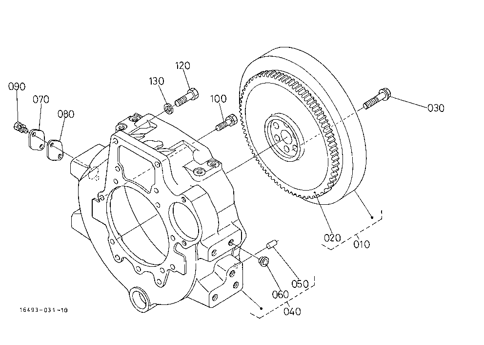 Flywheel [W/O Ind-Pto]