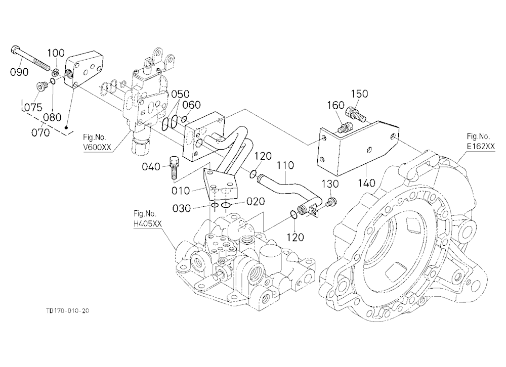 Auxiliary Control Valve Base (W/G No.L8346A) [A] [