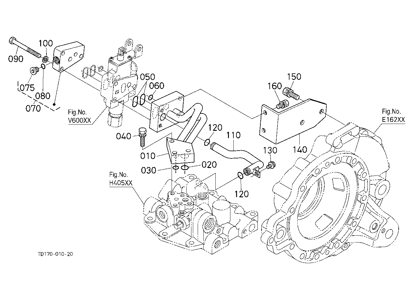 Auxiliary Control Valve Base (W/G No.L8346A) [A] [