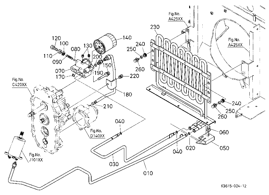 Hydraulic Oil Line (Oil Cooler)