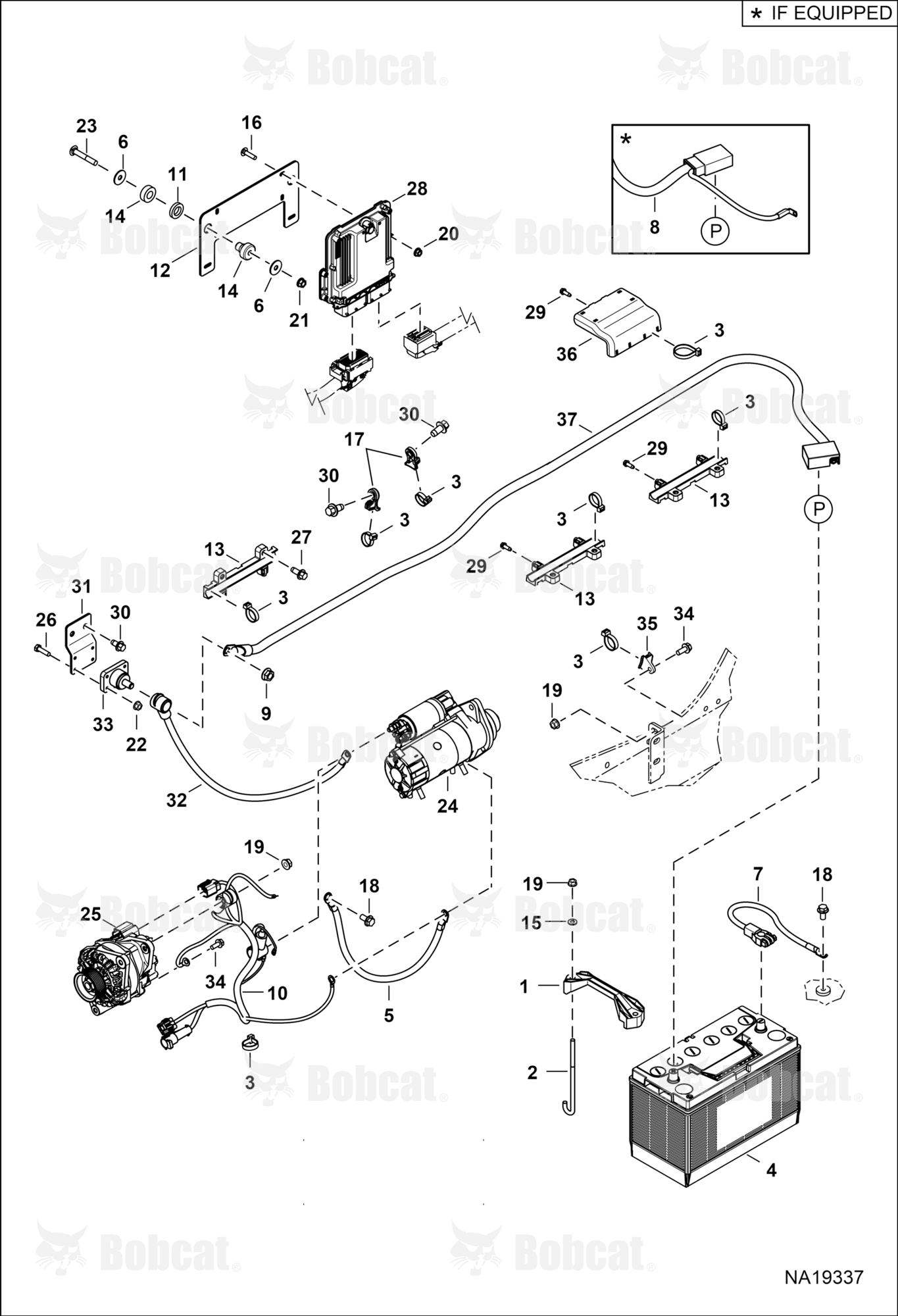 Engine Electrical Circuitry (Battery, ALT & Starter)