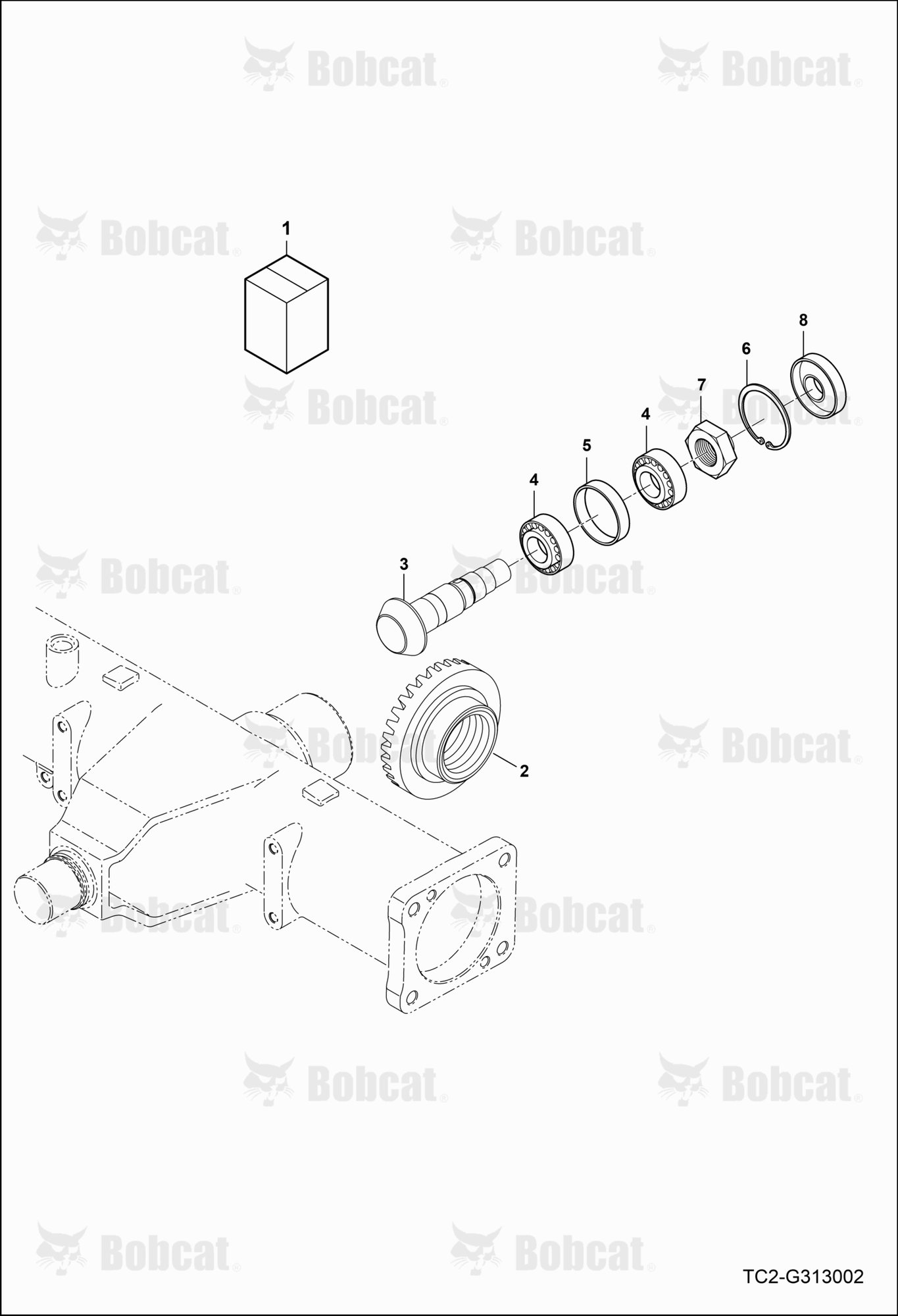 Bevel Pinion Shaft Group