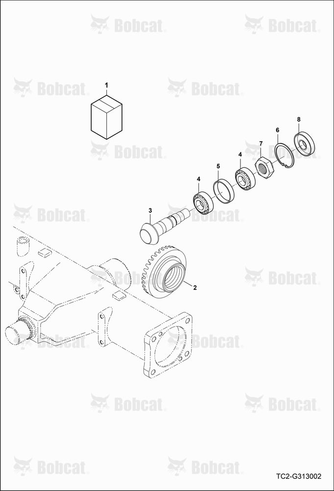 Bevel Pinion Shaft Group