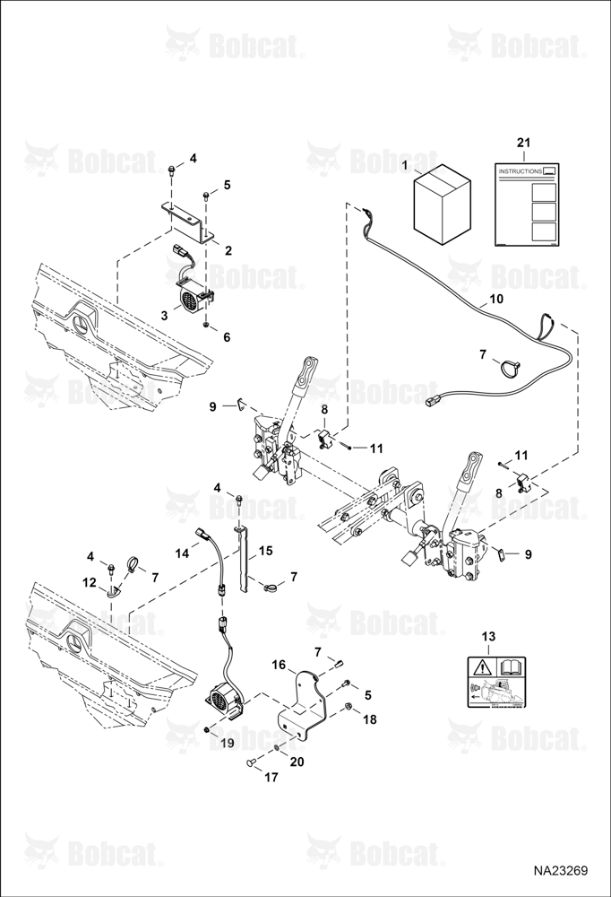 BACK-UP Alarm Kit (Manual Controls)