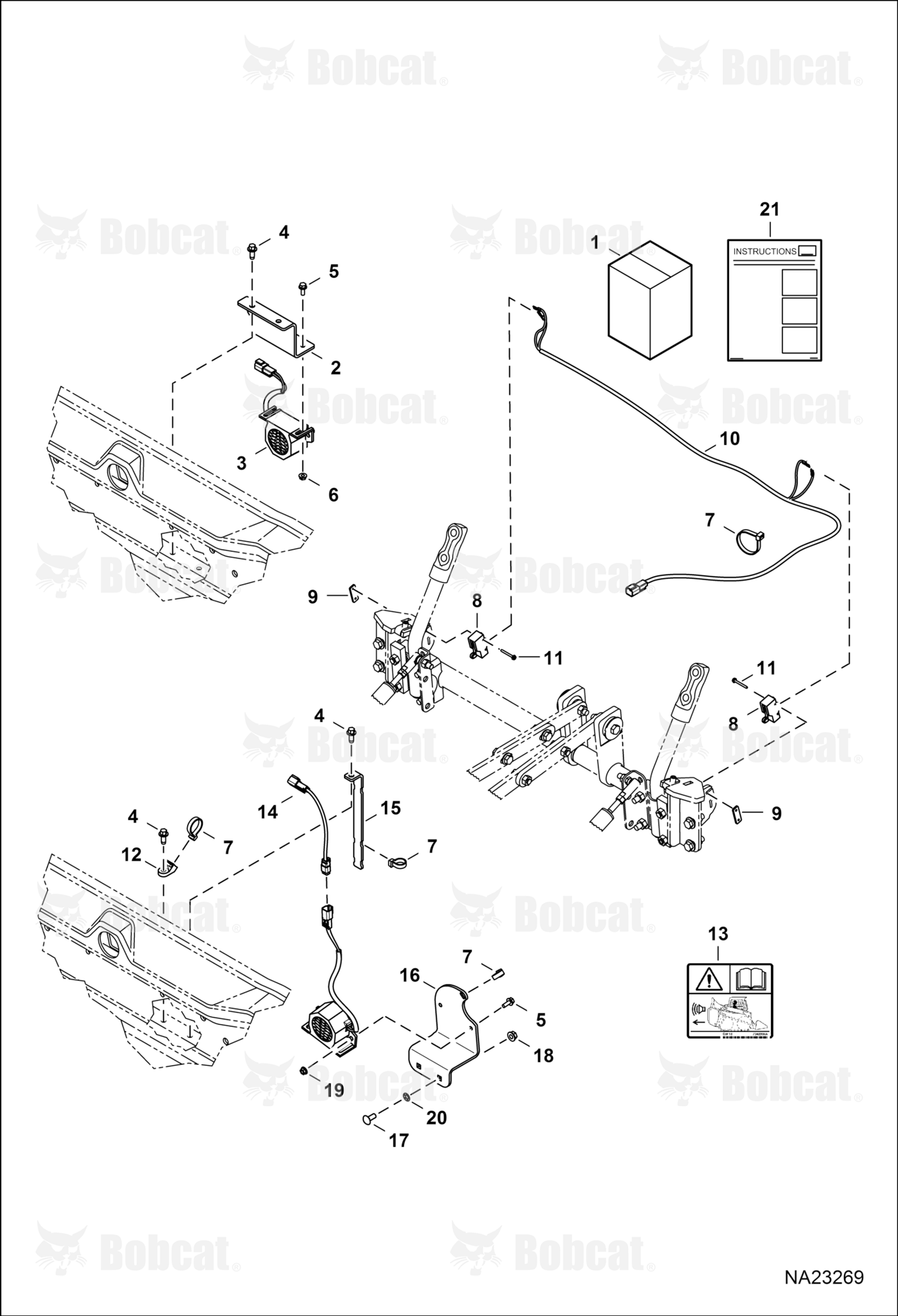 BACK-UP Alarm Kit (Manual Controls)
