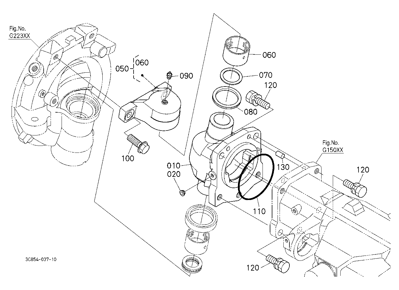 Bevel Gear Case Rh