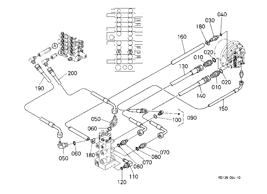 Oil Piping (Travel Rh)