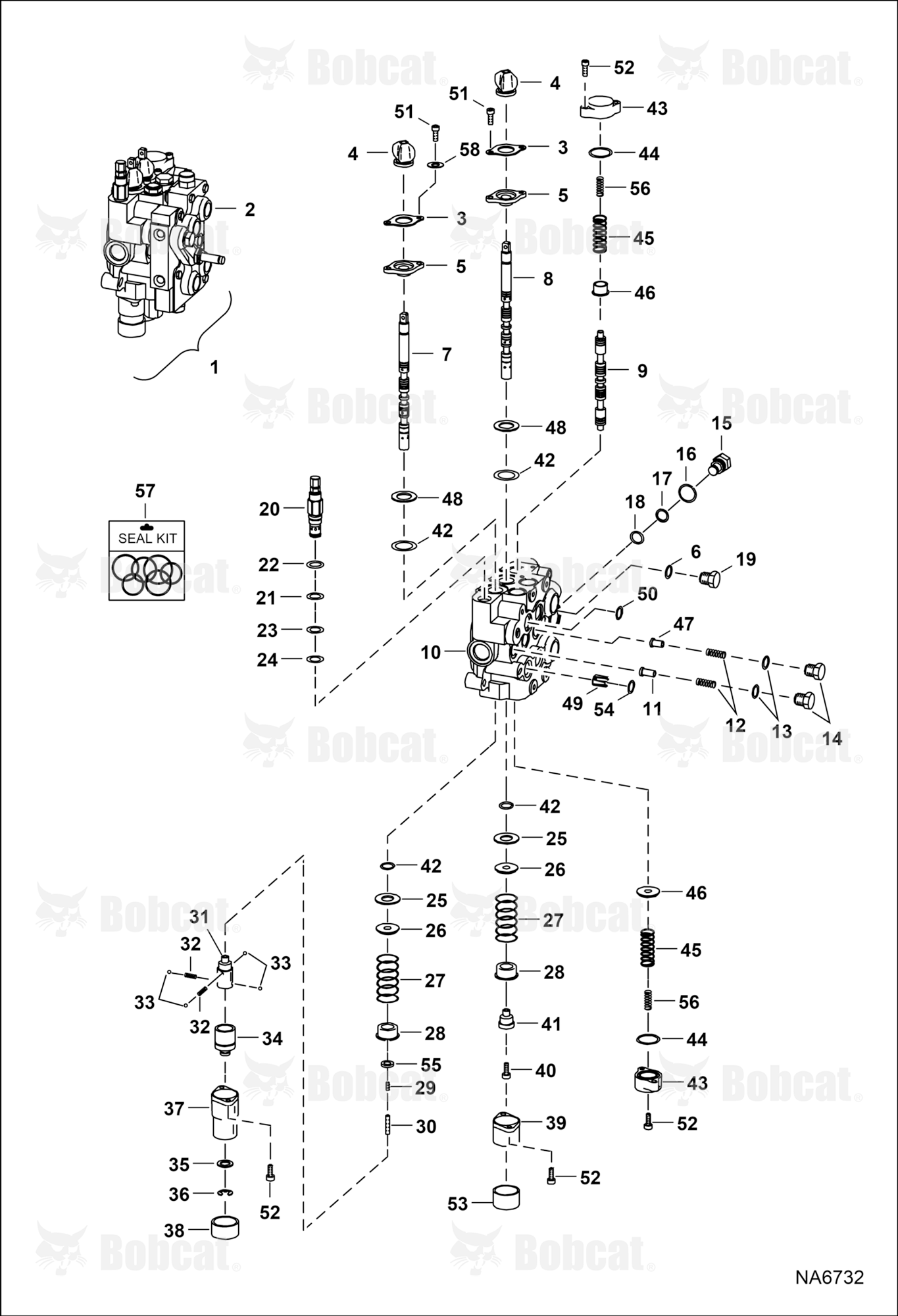 Hydraulic Control Valve (Advanced Control System) (Service Valve)