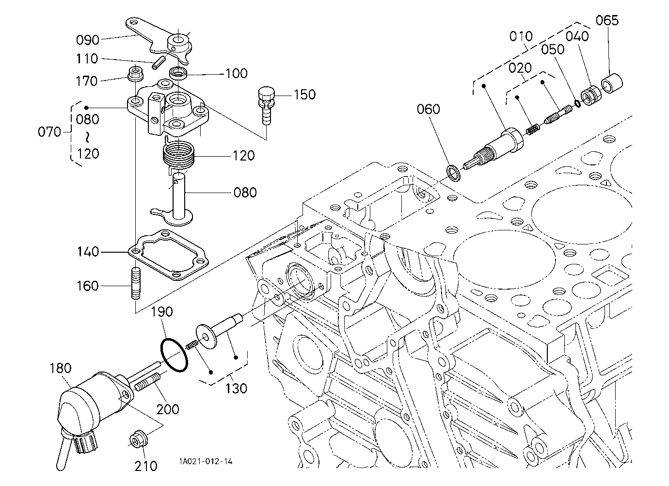 Engine Stop Lever