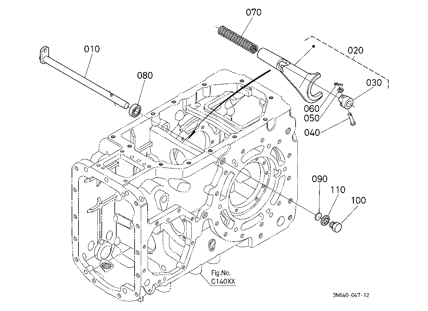Differential Lock Shift Fork