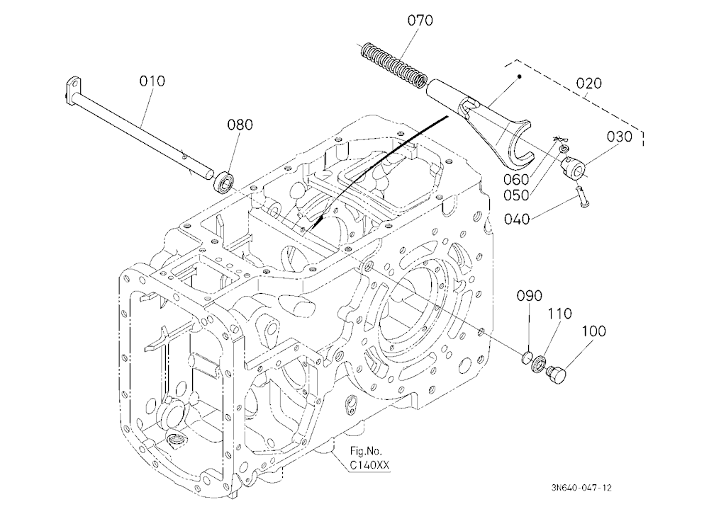 Differential Lock Shift Fork