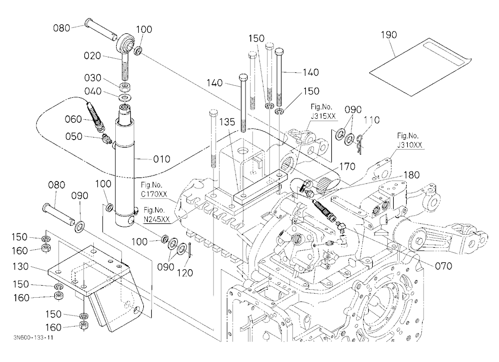 Assist Cylinder Kit Rh (W/G No.M9269B) [Option]