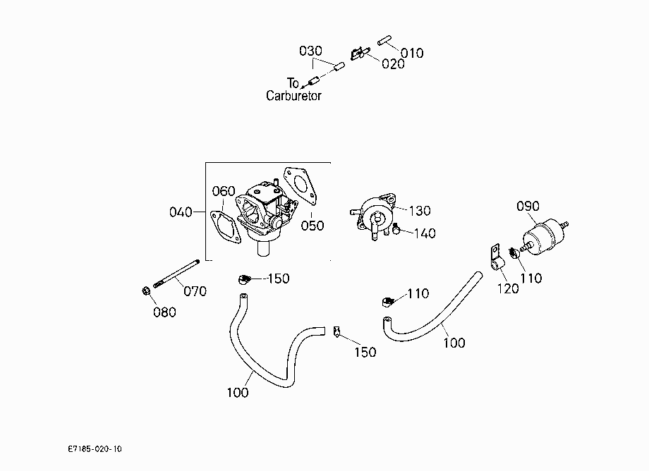 CARBURETOR (T2380A S.No.>=20954)