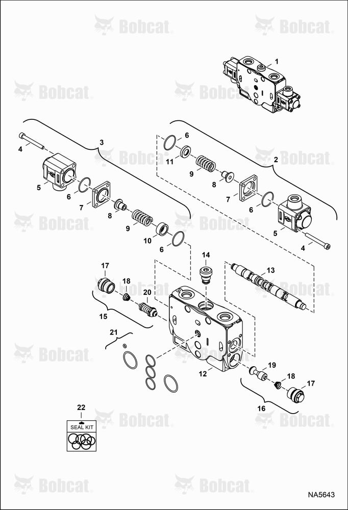 Hydraulic Control Valve (Blade Section)