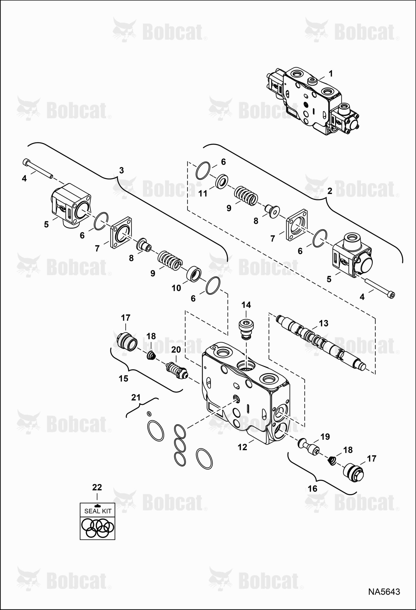 Hydraulic Control Valve (Blade Section)