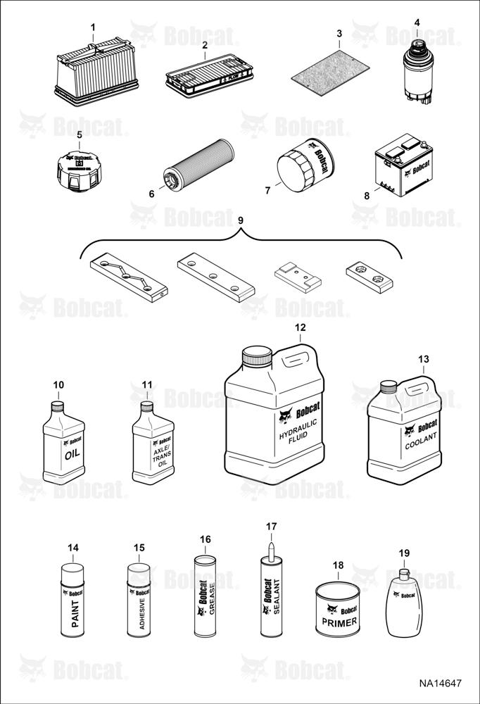 Maintenance Items (Service Parts)