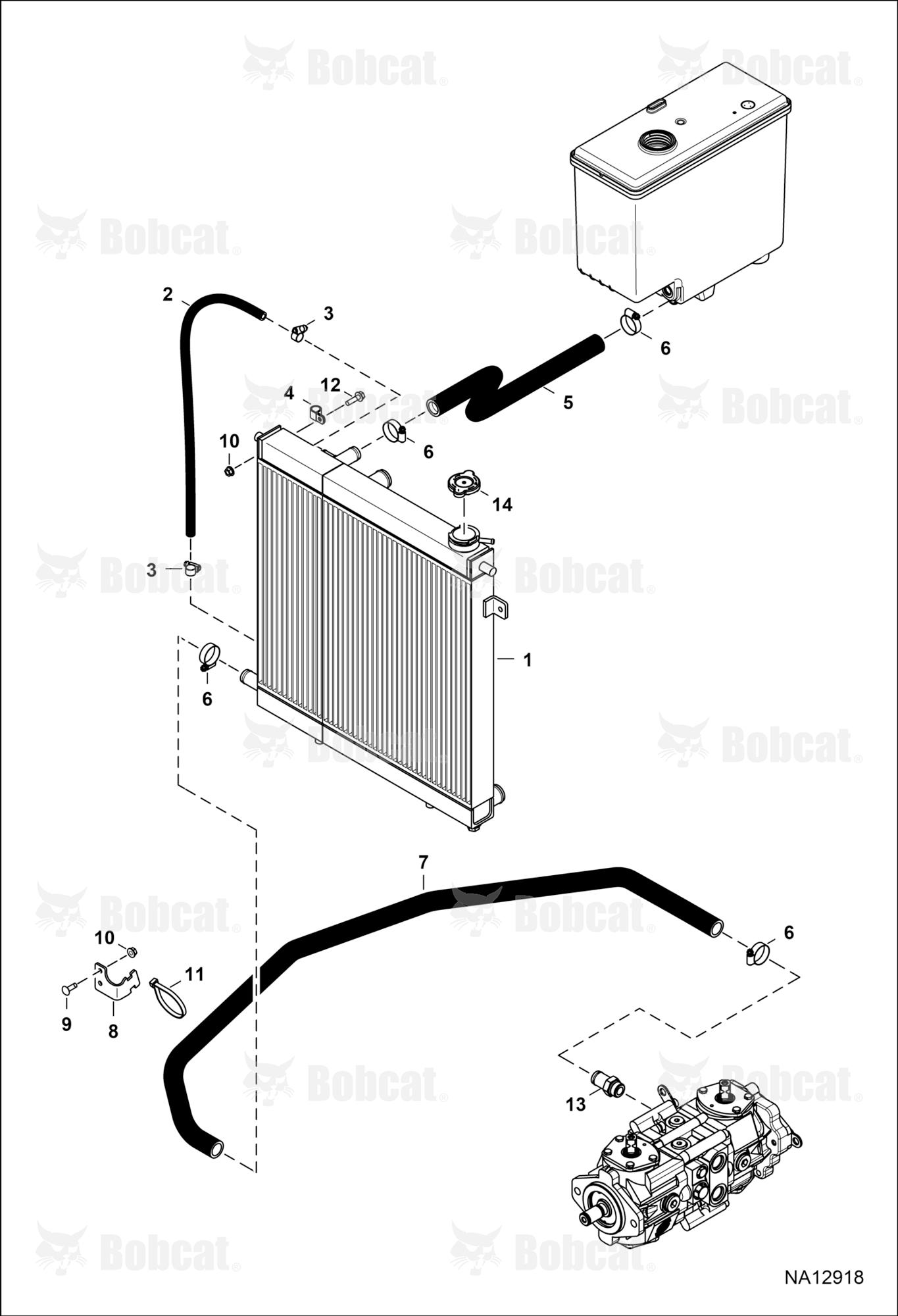 Hydrostatic Circuitry (Cooler)