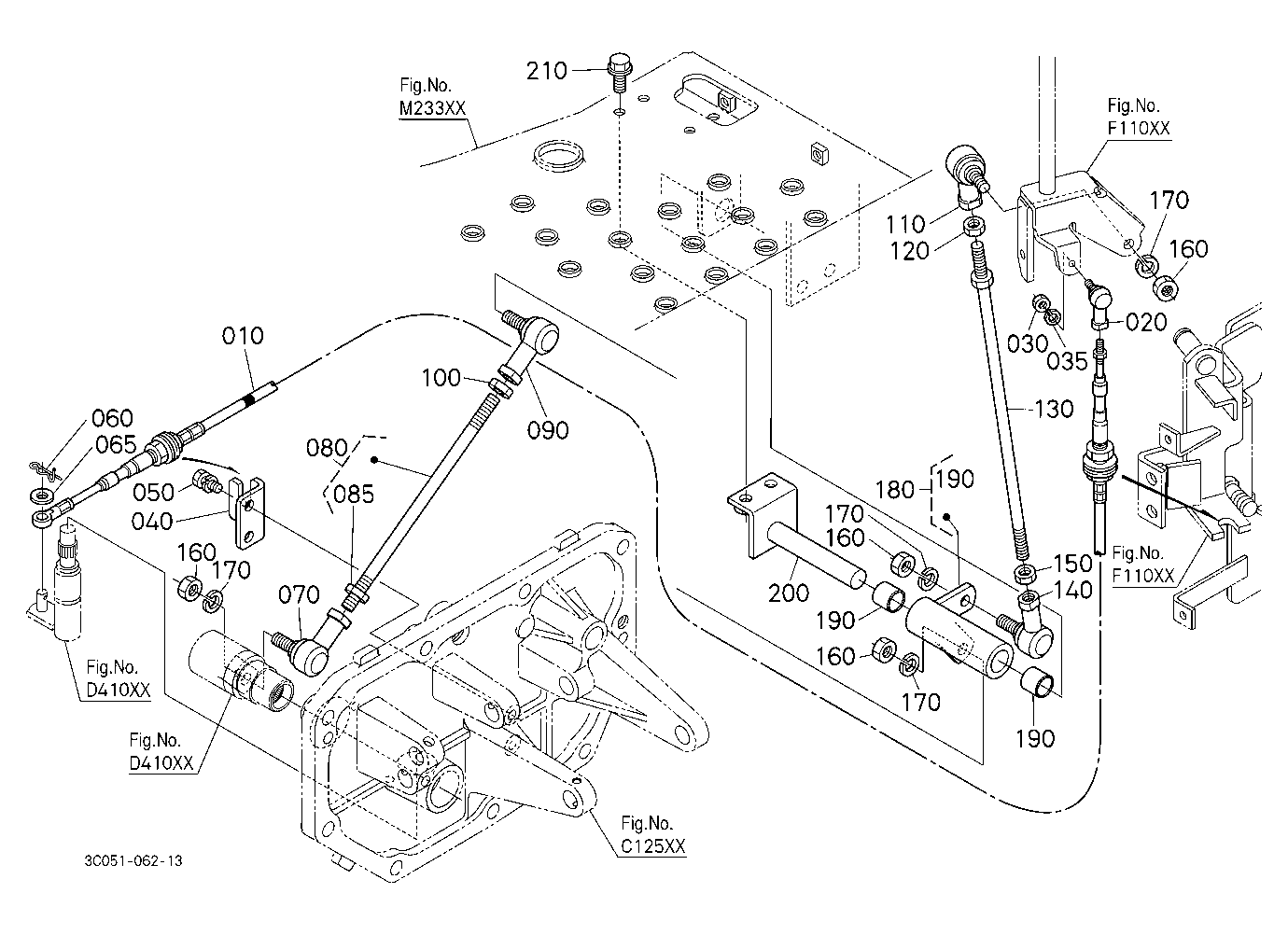 Main Gear Shift Rod