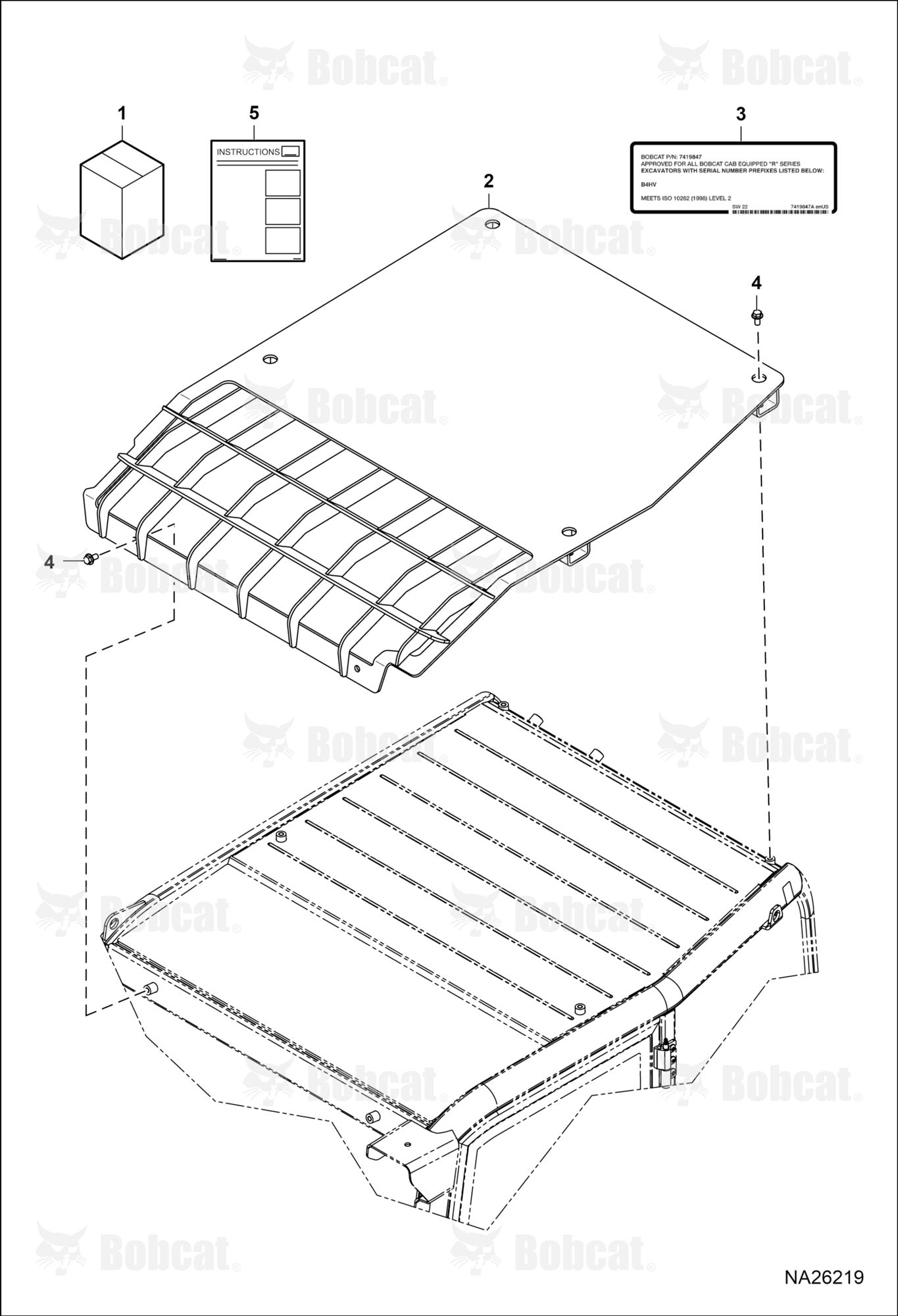 FOPS Top Guard Kit