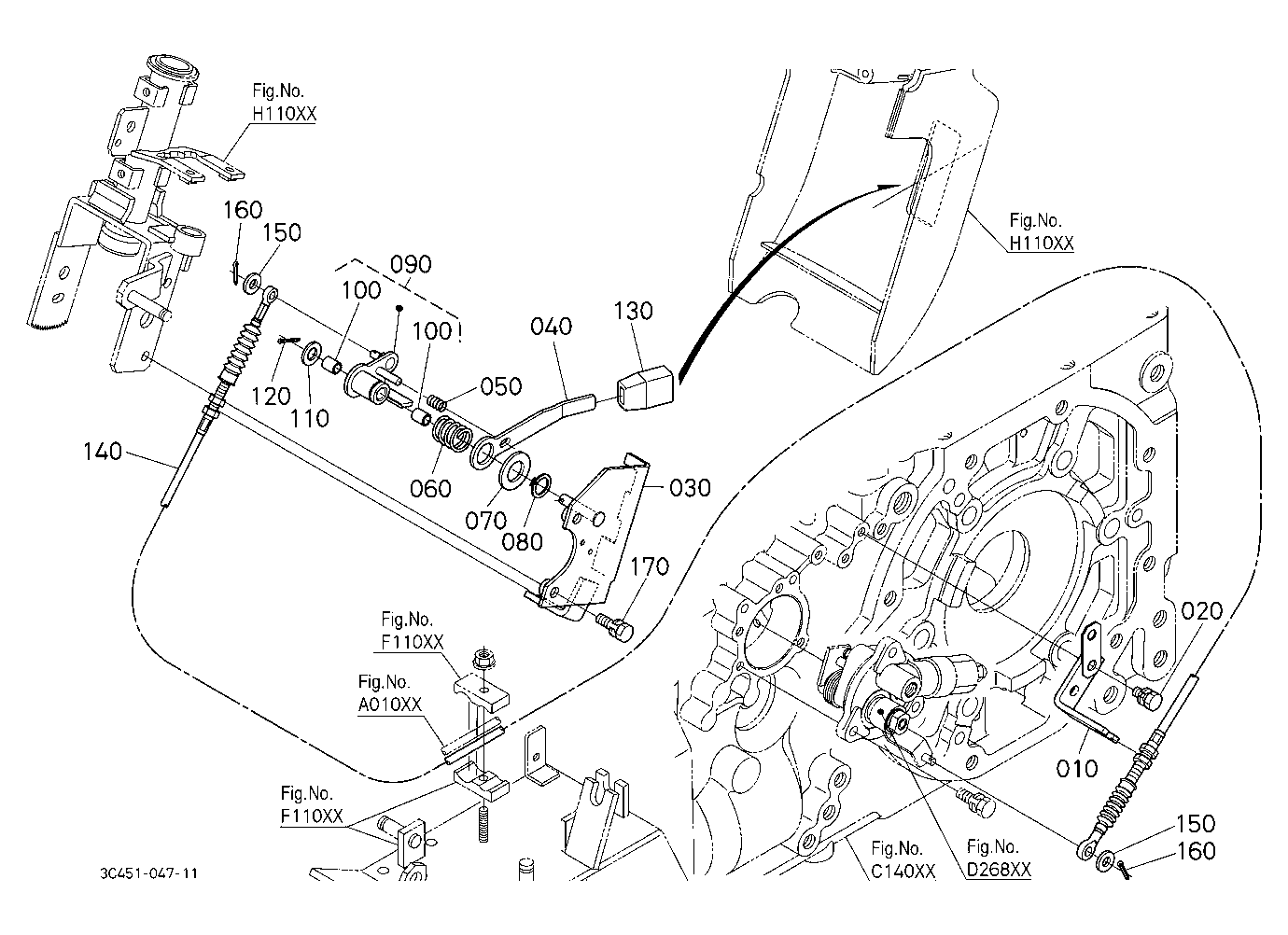 Pto Clutch Lever