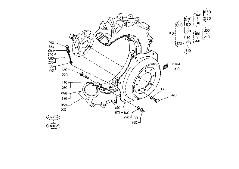 Front Wheel (12.4-32 High Rug) [Mudder]