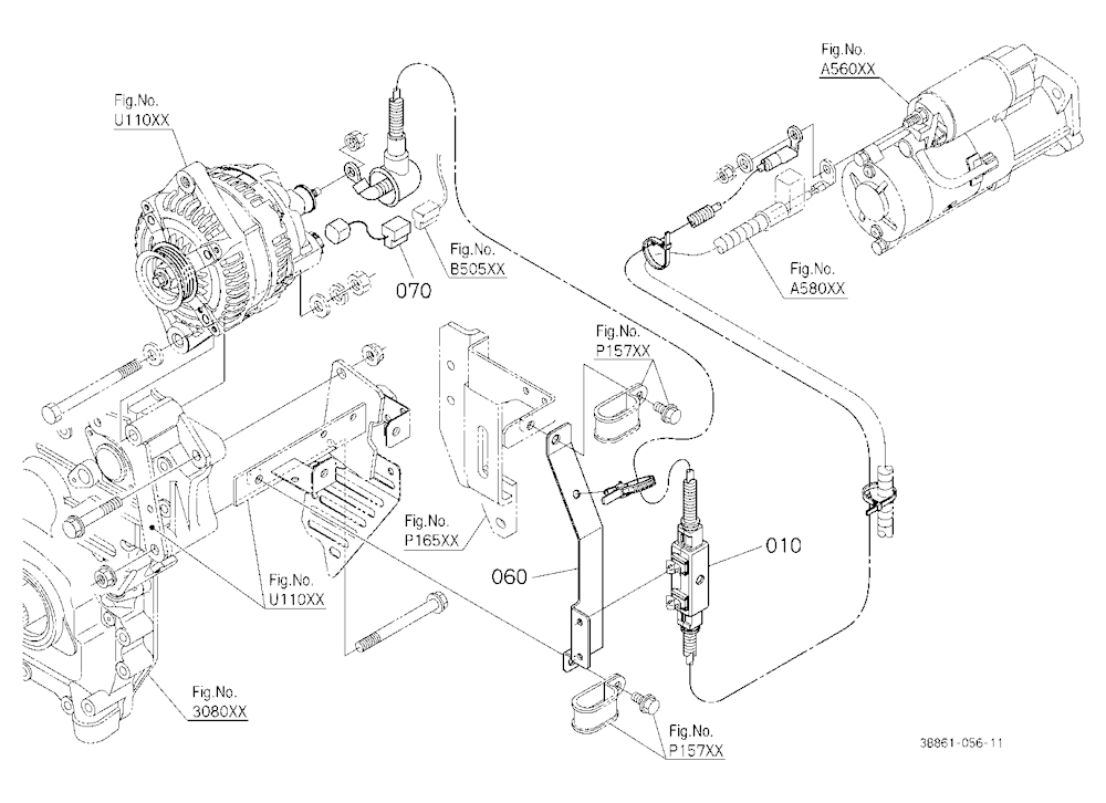 Alternator Kit (Wire Harness) (W/G No.8168) [Optio