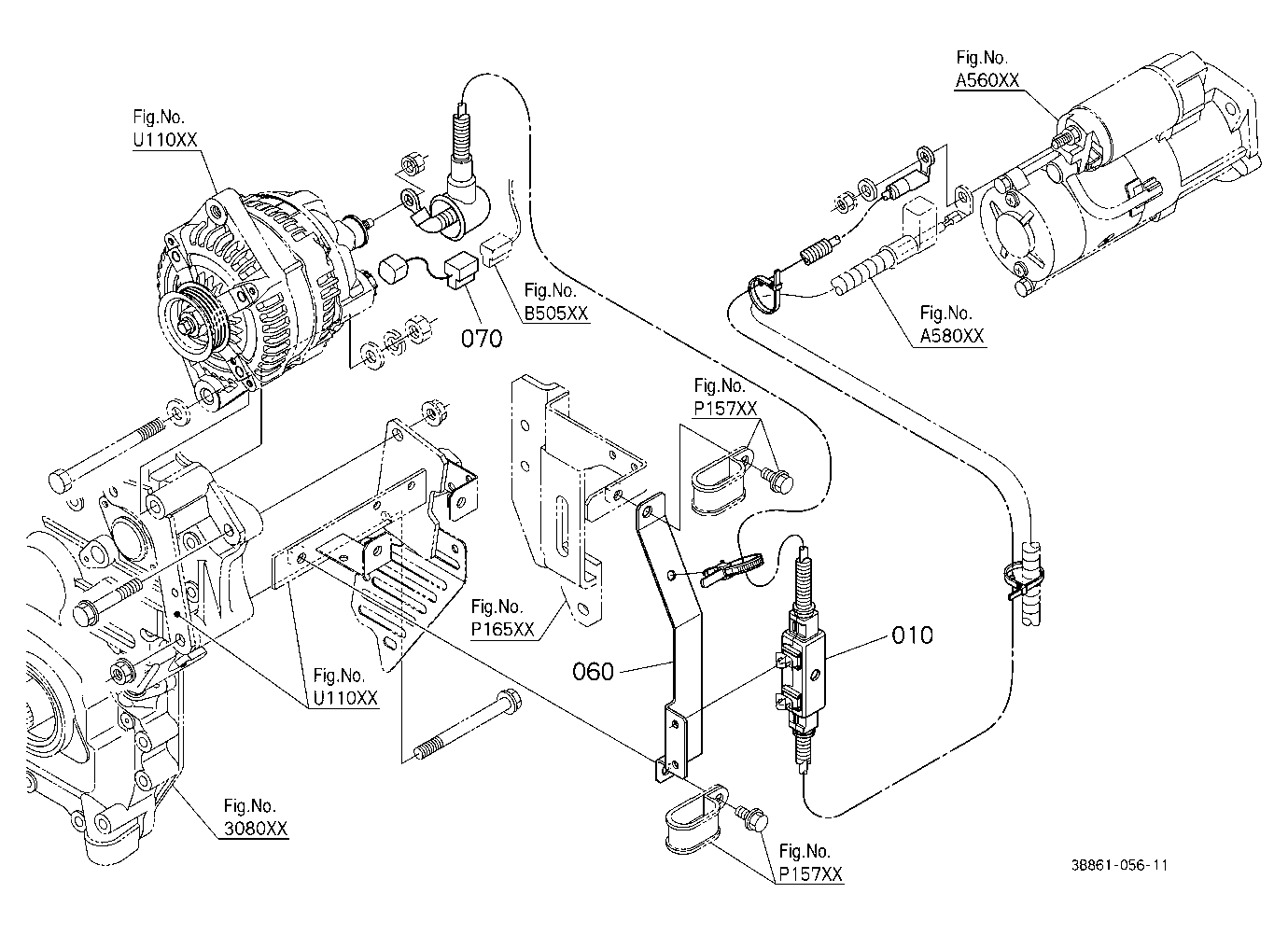 Alternator Kit (Wire Harness) (W/G No.8168) [Optio
