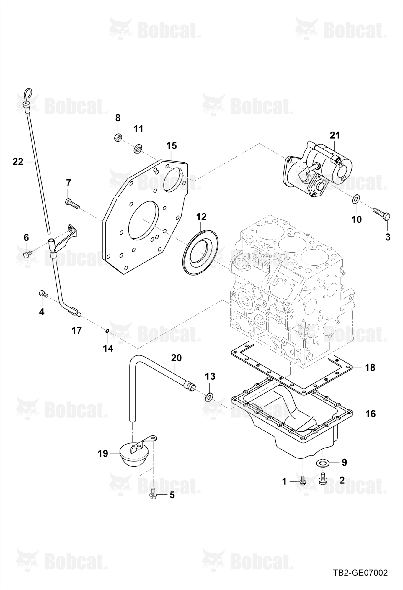 Oil Pan & Starting Motor