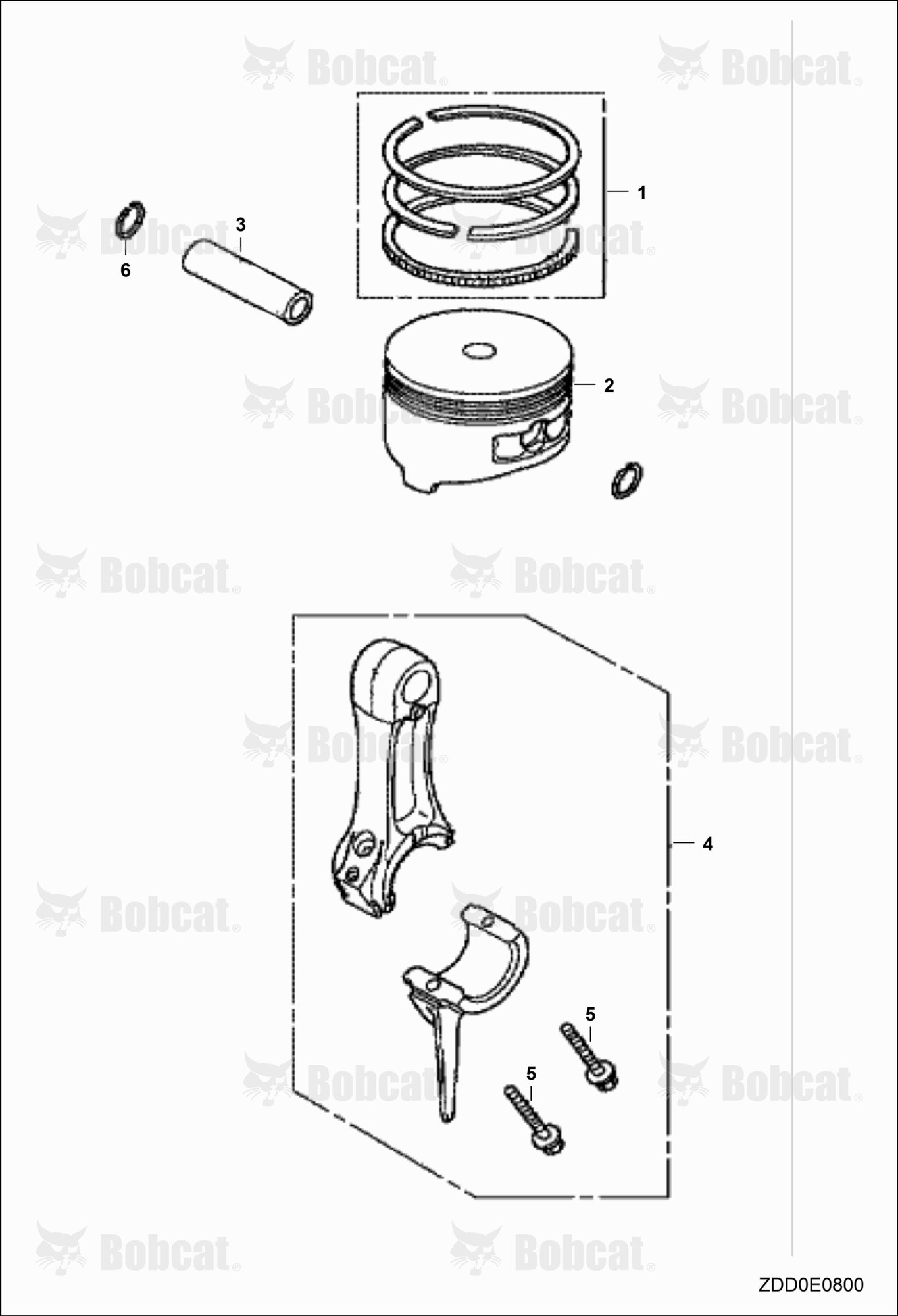 Connecting ROD/PISTON