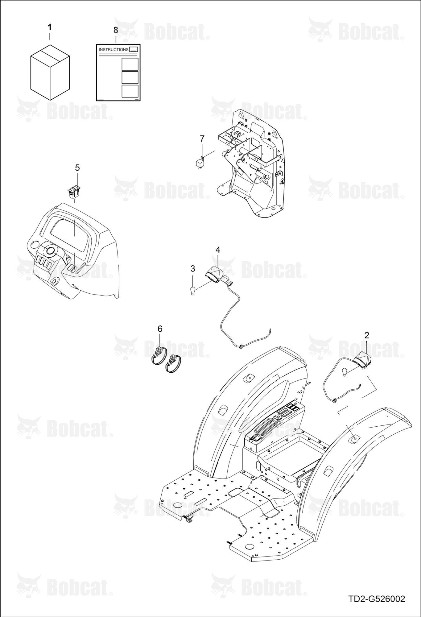 Front Working Lamp Kit