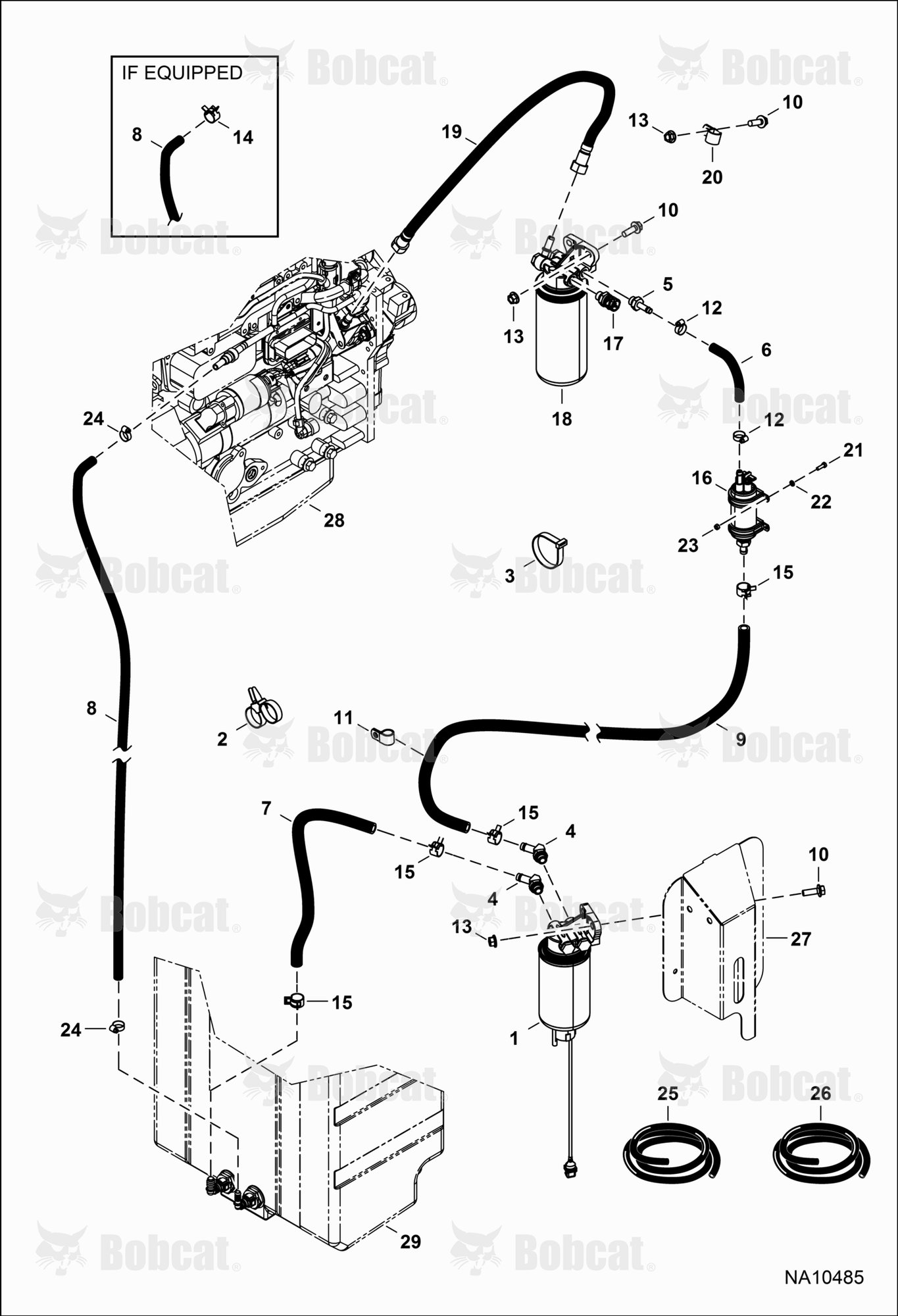 Engine & Attaching Parts (Fuel Delivery System)