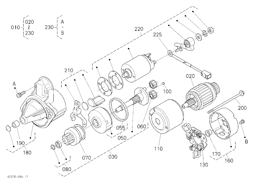 Starter [Component Parts](Not For Reman Unit)