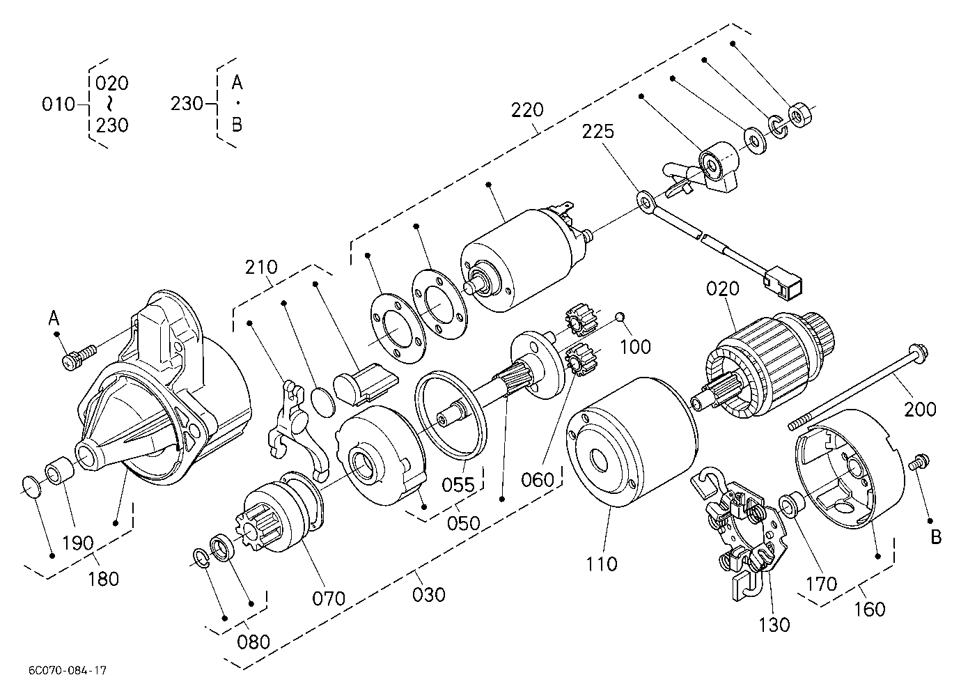 Starter [Component Parts](Not For Reman Unit)