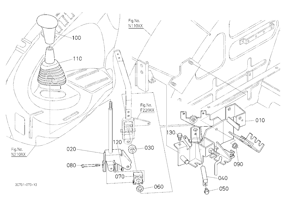 Main Gear Shift Lever