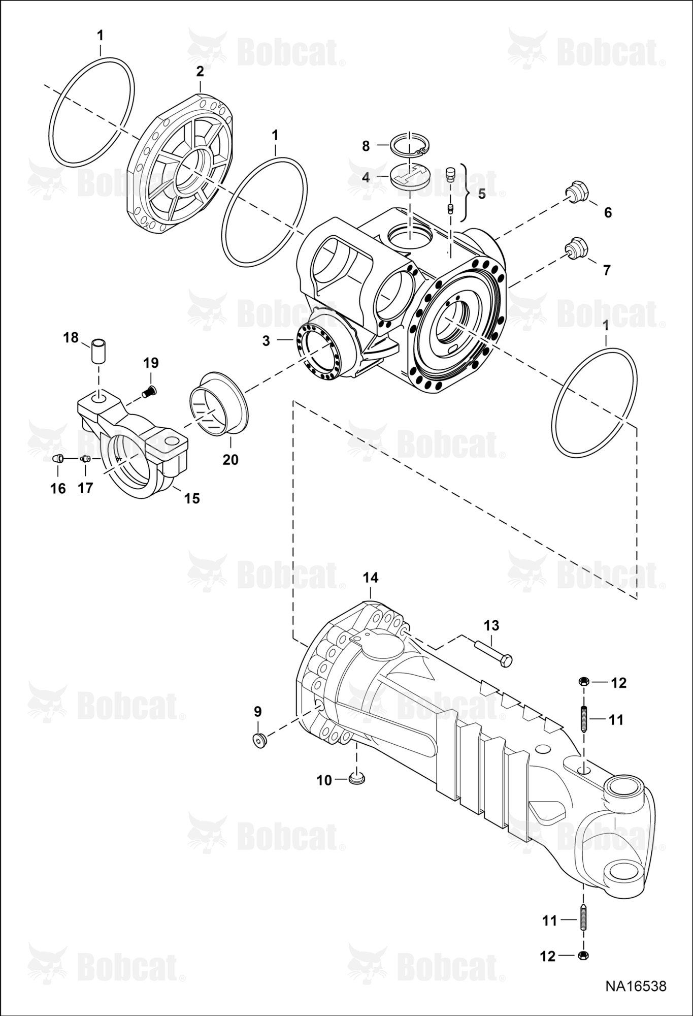 Rear Axle (Housing) (Model 212/10073367)