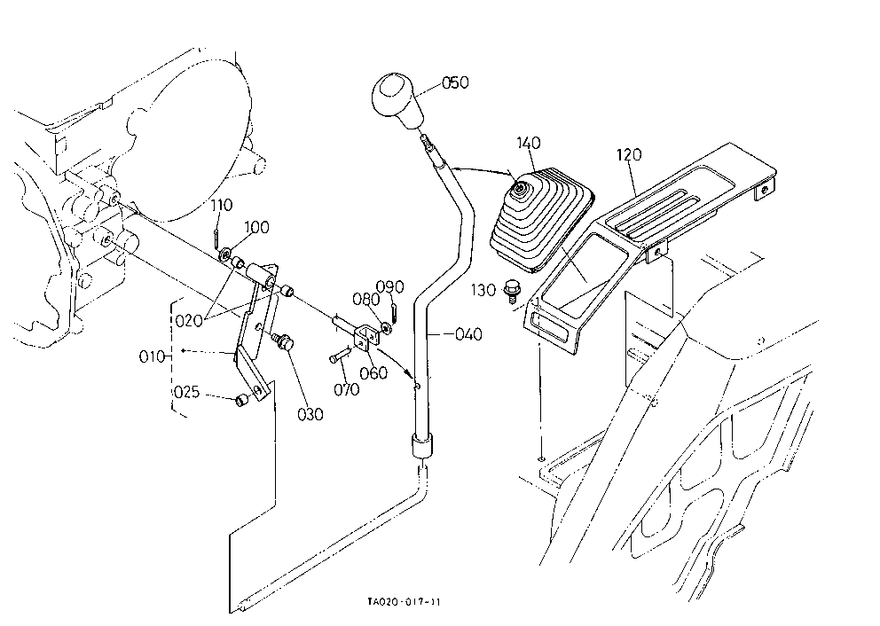 Main Gear Shift Lever [Manual T/M Type]