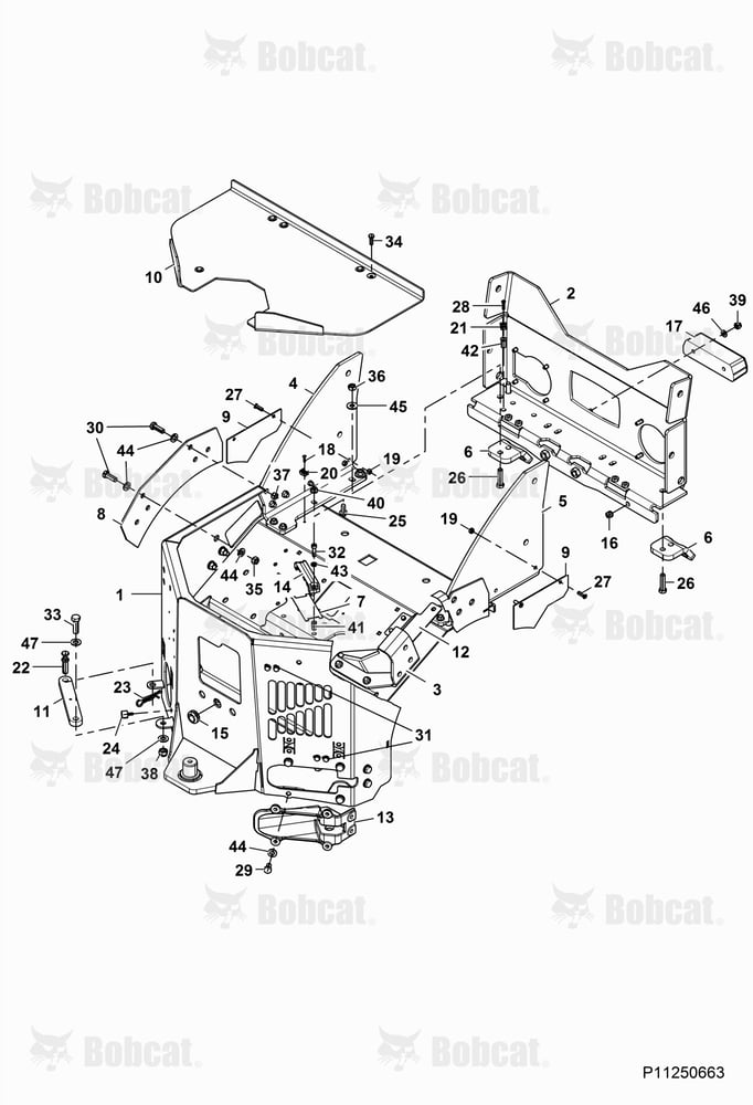 Frame Rear (In Line)
