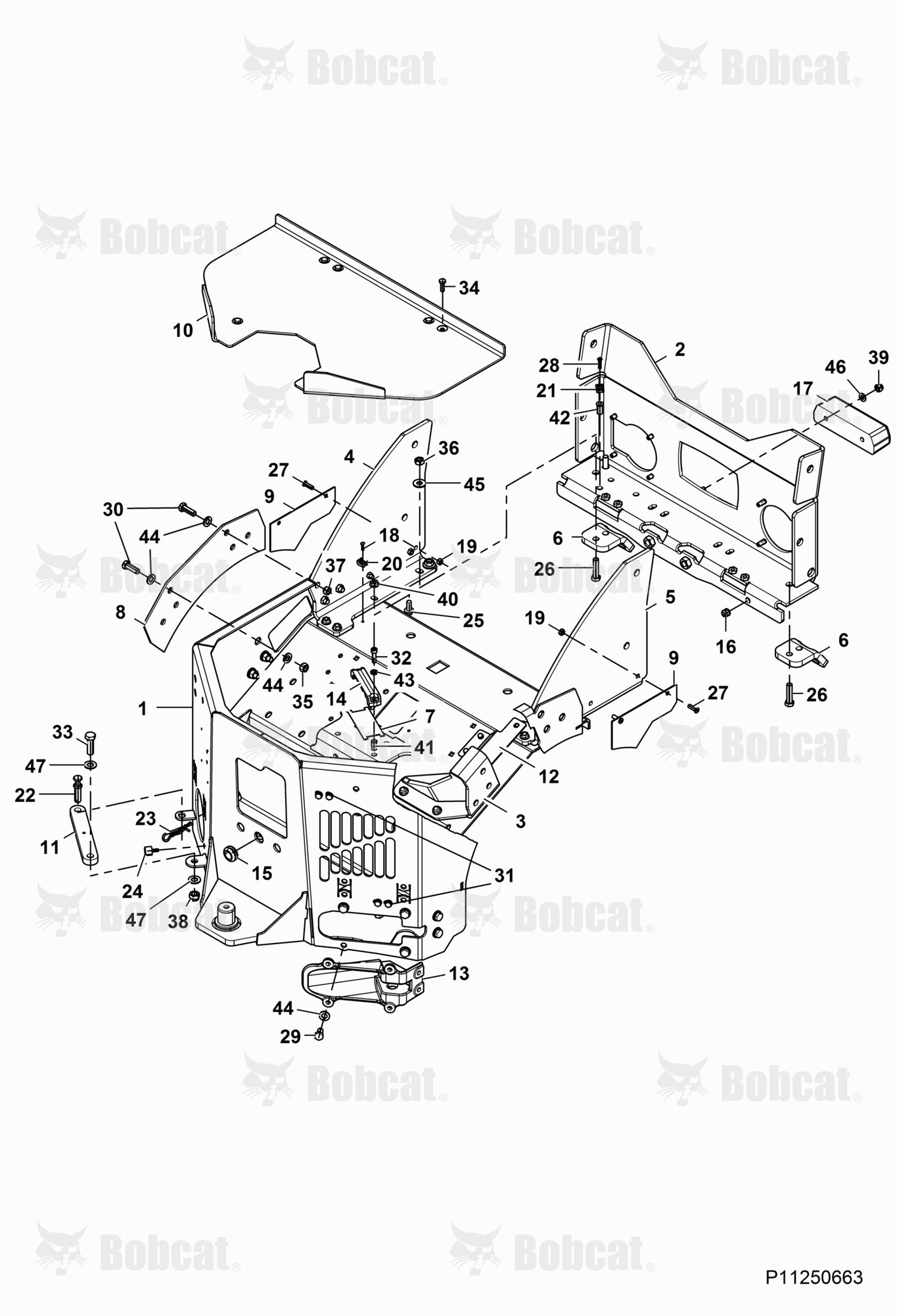 Frame Rear (In Line)