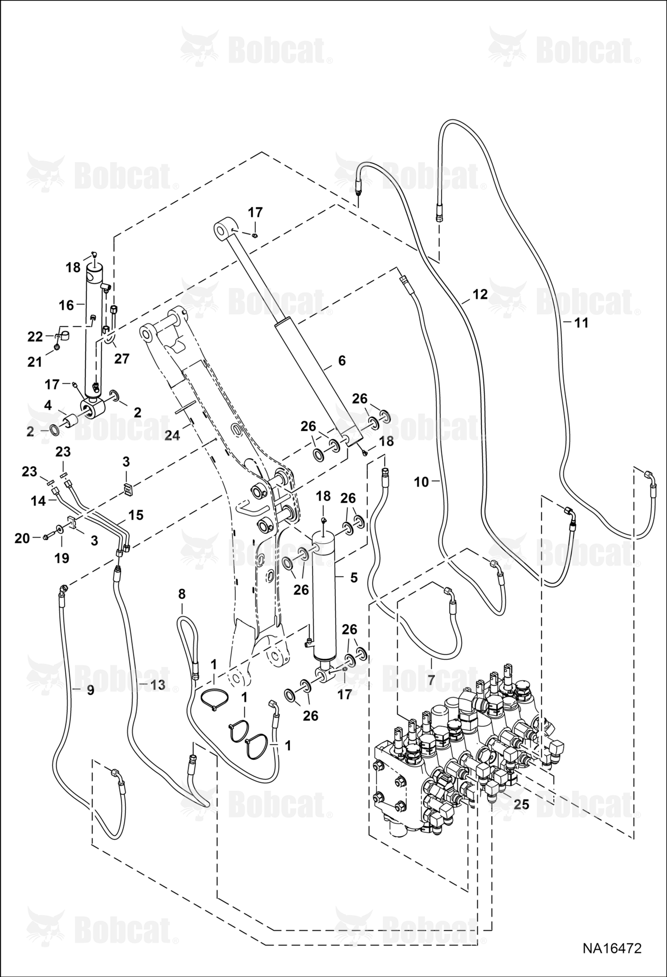 Hydraulic Circuitry (Boom)(Arm)