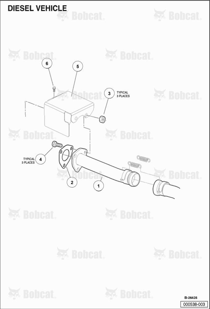 Exhaust Pipes (DIESEL VEHICLE)
