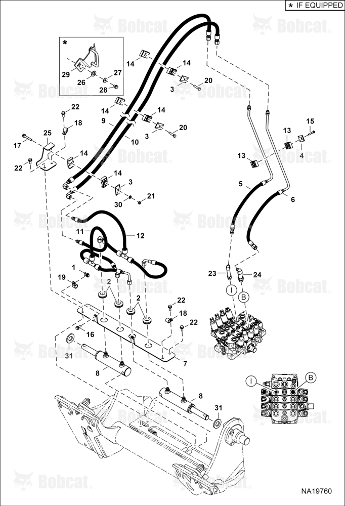 QUICK-TACH (Cylinder Hoses) B53A11001 - B53A12542