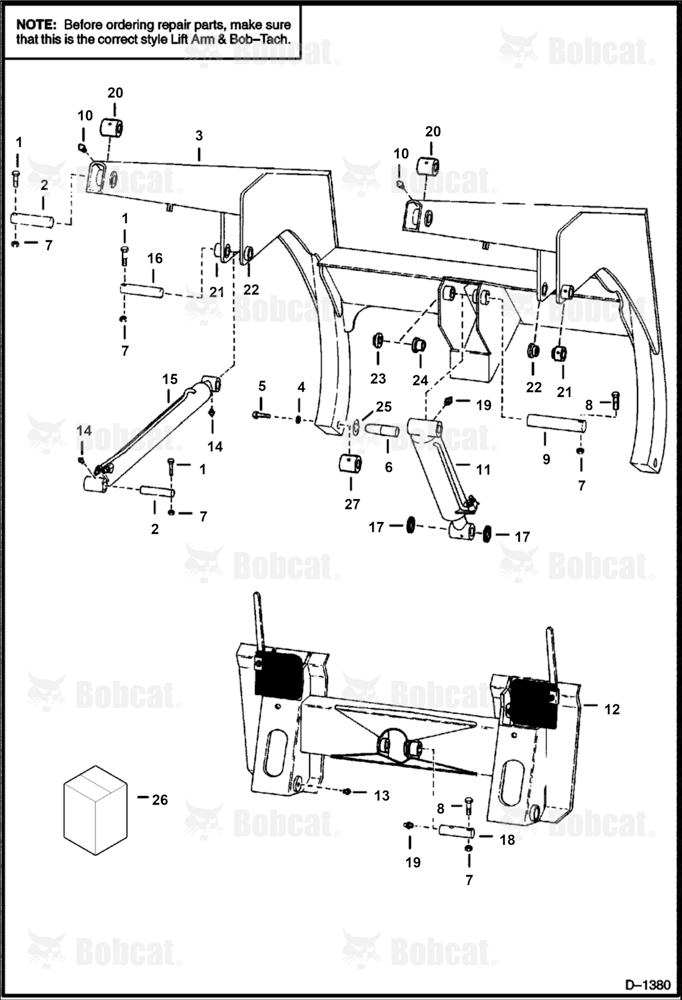 Lift Arm & BOB-TACH